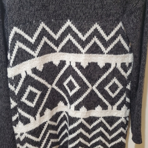 Free Press White and Grey Knit Cardigan - Picture 6 of 8